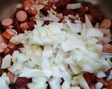 Virslis - kolbászos tarhonya recept fázis 3 fotója