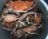 Hình bước làm 1 của món Canh mướp nấu tôm tích