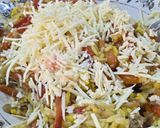 Une image de l'étape 5 de Barquette d'aubergines et de poivrons rouges.