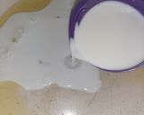 A picture of step 1 of Rangberange ladoo coconut malai ladoo.