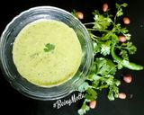 A picture of step 3 of Farali Green Chutney.