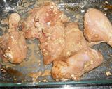 A picture of step 1 of Orange Chicken.