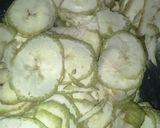 A picture of step 2 of Raw Banana wafers.