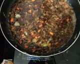A picture of step 3 of Hot and sour soup.