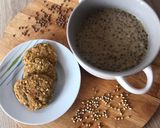 Lencsefőzelék hajdinás répás fasírttal (vegán) recept fázis 5 fotója