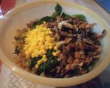 Foto del paso 5 de la receta: Ensalada de espinacas con tocino