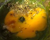 A picture of step 2 of Banana spinach pancakes with peanuts.