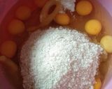 Foto langkah ke 1 dari resep Bolu kelapa tabur chessee.