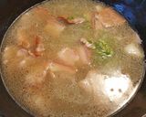 A picture of step 2 of Split Pea Soup.