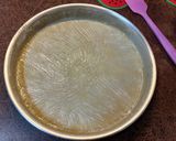 A picture of step 5 of Basbousa Mix Cake 🥰.