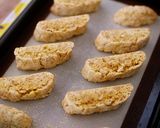 A picture of step 7 of Easy! Walnut and Orange Biscotti | Italian hard and crunchy cookies.