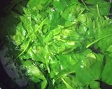 A picture of step 1 of Palak Chole.