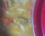 A picture of step 2 of Dal gosht with Zeera rice.