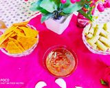 A picture of step 7 of Schezwan Chutney.
