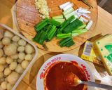 Foto langkah ke 1 dari resep Tteokboki with mozarela.