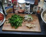 A picture of step 1 of Veg hakka noodles.