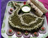 A picture of step 6 of Palak Pulao.