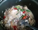 Foto langkah ke 6 dari resep Sayur Jantung Pisang dan Bayam Bumbu Cincang.