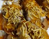 A picture of step 3 of Dahi Puri Chaat.