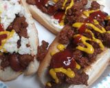 A picture of step 4 of Hotdogs on a busy day!.