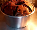 Foto langkah ke 8 dari resep 122. Choco BlackForest Chiffon Cake|oven listrik|.