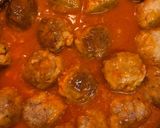A picture of step 6 of Garden-Style Meatballs.