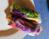 Foto langkah ke 4 dari resep Spring Roll with Thai Dressing 🌱.