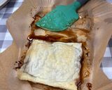 Foto del paso 7 de la receta Hojaldre de melocotón, jamón y burrata - receta viral