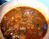 A picture of step 5 of Tomato Rice with a twist.