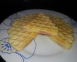 Foto del paso 3 de la receta: Waffles rellenos de jamón y queso