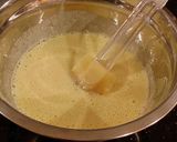 A picture of step 3 of Fudge Brownies with Whipped White Chocolate Coffee Ganache Frost.