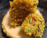 A picture of step 3 of The yellow burfi.