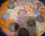 A picture of step 12 of Koftey ka salan.