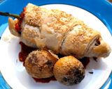 Foto del paso 8 de la receta: Rollo de chile poblano hojaldrado