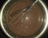A picture of step 2 of Chocolate Biscuit pudding.