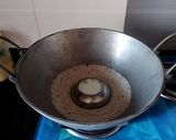 A picture of step 6 of Mango Suji Cake.