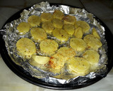 Foto del paso 3 de la receta: Milanesa napolitana con papas al horno