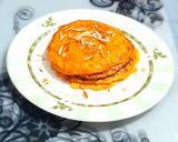 A picture of step 6 of Eggless Carrot and Almond Pancakes.