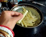 A picture of step 1 of French Fries.