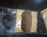 A picture of step 2 of Black eyed beans, cheese roll.