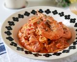 Foto langkah ke 8 dari resep Rose Pasta, Pasta krim tomat makanan favorit ala kafe dan restoran korea.