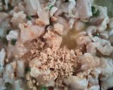 Gambar langkah 3 resipi Nasi Goreng Bawang Putih.
