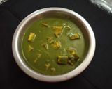 A picture of step 6 of Palak Paneer.