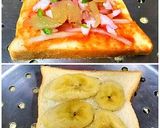 小烤箱料理之ㄧ: 吐司批薩(夏威夷&黑糖香蕉)的食譜步驟2照片