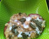 A picture of step 5 of Ragda patties.