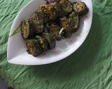 A picture of step 5 of Vagharela Besan Patra.