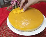 A picture of step 16 of Mango Cheesecake no bake.
