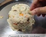 A picture of step 17 of Samak rice upma.
