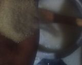 A picture of step 2 of Ugali white special.