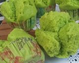 Foto langkah ke 6 dari resep Bolu Kukus Mekar Pandan (no mixer 1 telur aja).